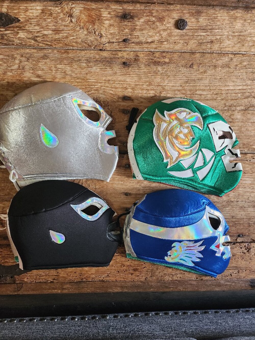 4 Pack Luchador Masks – New Never Used Costume Masks